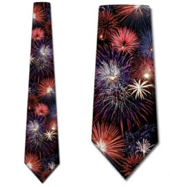 Fireworks - 4th Of July Ties Neckties