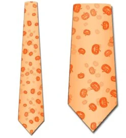 Faded Pumpkins Ties Neckties
