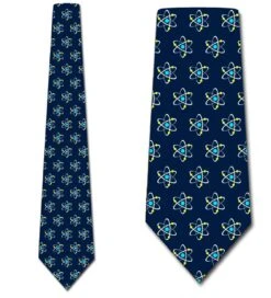 Atoms Allover - Navy Ties Neckties