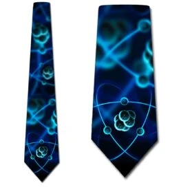 Blue Atoms Ties Neckties