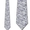 Buildings Allover - Navy Ties Neckties -Tie Discount Store 503148 1