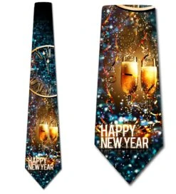 New Year's Celebration Ties Neckties