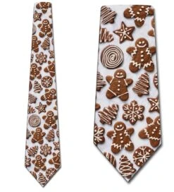 Gingerbread Cookies Ties Neckties