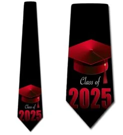 2023 Graduation Cap - Red Ties Neckties