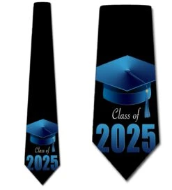 2023 Graduation Cap - Blue Ties Neckties