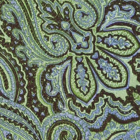 Green And Blue Paisley Ties Neckties 4 Green And Blue Paisley Ties Neckties - Image 2
