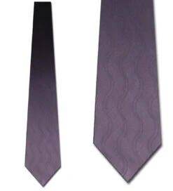 Midnight To Gray Wave Ombre Ties Neckties