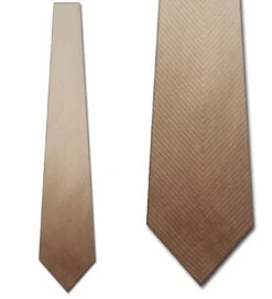 Beige To Almond Chevron Ombre Ties Neckties