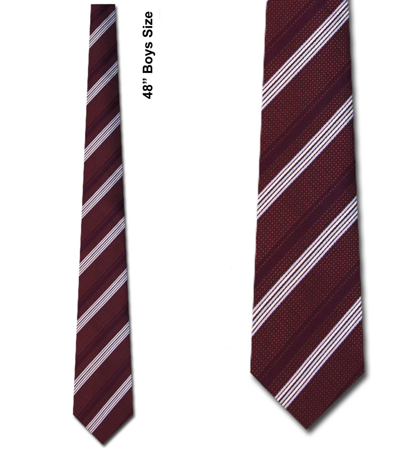 Boys Silk Purple Variation Stripes Ties Neckties 3 Boys Silk Purple Variation Stripes Ties Neckties