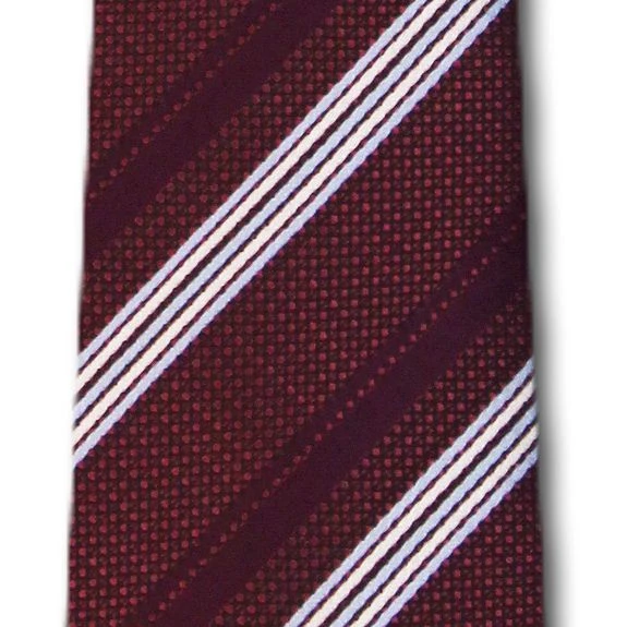 Boys Silk Purple Variation Stripes Ties Neckties 6 Boys Silk Purple Variation Stripes Ties Neckties - Image 4