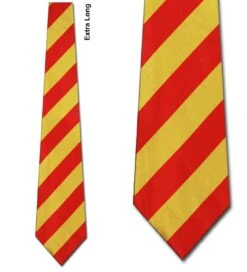 Red And Gold Stripes Ties Neckties