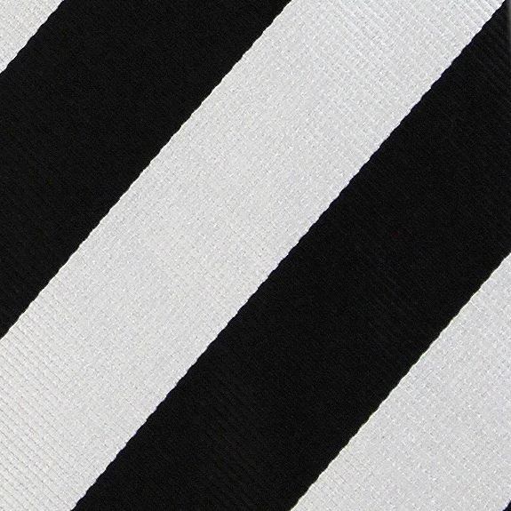 Silver And Black Stripes Ties Neckties 4 Silver And Black Stripes Ties Neckties - Image 2