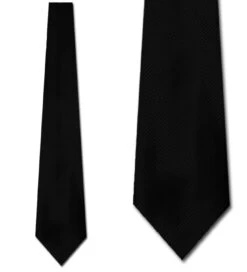 Black Inlay Stripe Ties Neckties