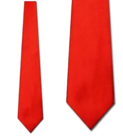 Red Inlay Stripe Ties Neckties