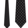 Jacob Alexander - Black Polka Dots (XL) Ties Neckties -Tie Discount Store JA 20011701 1