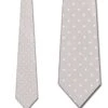 Jacob Alexander - Silver Polka Dots (XL) Ties Neckties 1 Jacob Alexander - Silver Polka Dots (XL) Ties Neckties -Tie Discount Store JA 20011702 1