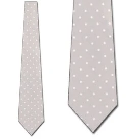 Jacob Alexander - Silver Polka Dots (XL) Ties Neckties