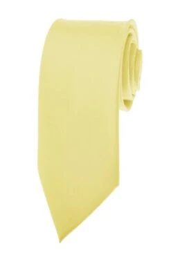 Jacob Alexander Baby Yellow 3.5 Inch Classic Ties Neckties