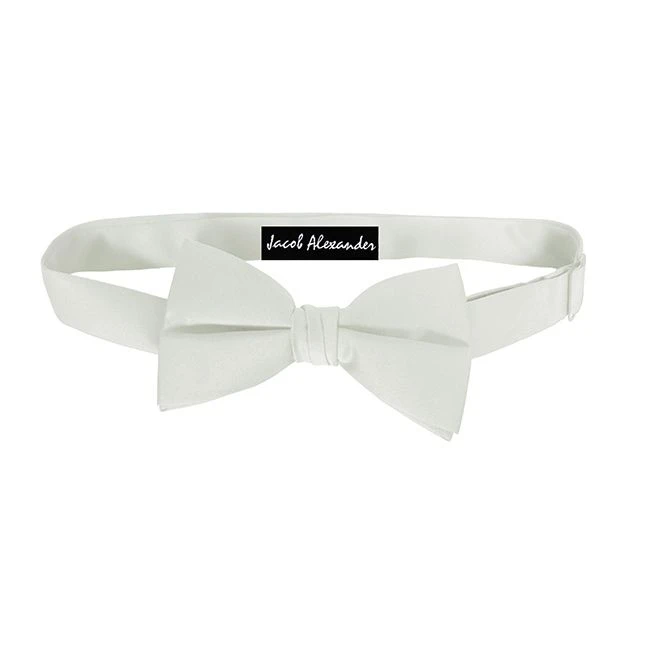 Jacob Alexander Silver Mens Bow Tie Ties Neckties 3 Jacob Alexander Silver Mens Bow Tie Ties Neckties