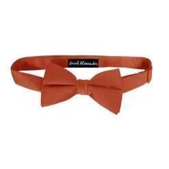 Burnt Orange Baby Bow Tie By Jacob Alexander Ties Neckties