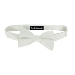 Silver Baby Bow Tie By Jacob Alexander Ties Neckties
