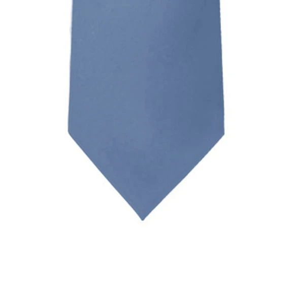 Solid Steel 14 Inch Boys Zipper Ties Neckties 4 Solid Steel 14 Inch Boys Zipper Ties Neckties - Image 2