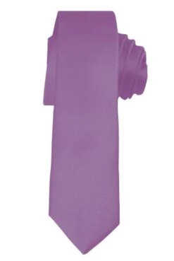 Jacob Alexander Medium Purple 2 Inch Skinny Ties Neckties