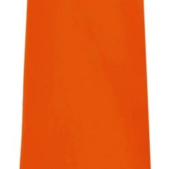 Solid Orange 20 Inch Mens Zipper Ties Neckties -Tie Discount Store JPSZ011 2
