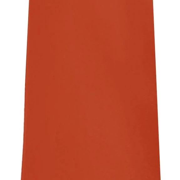 Solid Burnt Orange 20 Inch Mens Zipper Ties Neckties 4 Solid Burnt Orange 20 Inch Mens Zipper Ties Neckties - Image 2