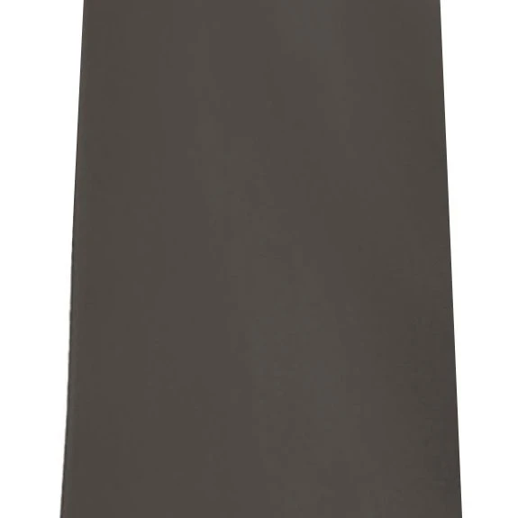 Solid Charcoal 20 Inch Mens Zipper Ties Neckties 4 Solid Charcoal 20 Inch Mens Zipper Ties Neckties - Image 2