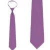 Solid Medium Purple 20 Inch Mens Zipper Ties Neckties 1 Solid Medium Purple 20 Inch Mens Zipper Ties Neckties -Tie Discount Store JPSZ040 1