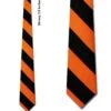 Slim Black And Orange Stripe Ties Neckties 2 Slim Black And Orange Stripe Ties Neckties -Tie Discount Store K120 22 1