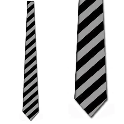 Woven Silver Black Stripe Slim Ties Neckties 3 Woven Silver Black Stripe Slim Ties Neckties