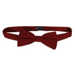 Burgandy Satin Mens Bow Tie By K. Alexander Ties Neckties