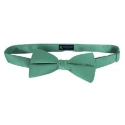 Aqua Green Satin Mens Bow Tie By K. Alexander Ties Neckties
