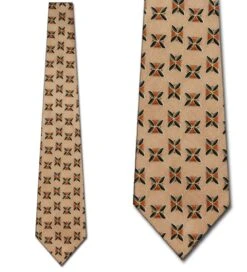 Abstract Flowers Allover Ties Neckties