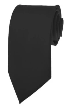 Solid Black By K. Alexander Ties Neckties