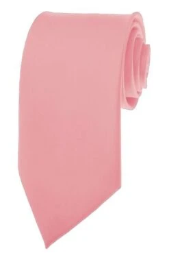 Solid Pink Necktie By K. Alexander Ties Neckties