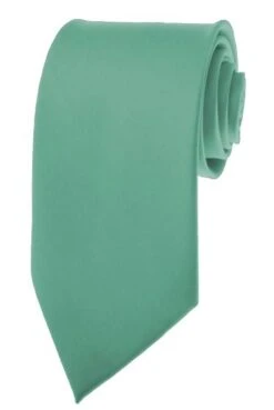 Solid Aqua Green Necktie By K. Alexander Ties Neckties -Tie Discount Store KA 5000340 2 1