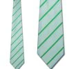 Mint Green With Woven Green And Yellow Stripe Ties Neckties 1 Mint Green With Woven Green And Yellow Stripe Ties Neckties -Tie Discount Store KA 9000067 1