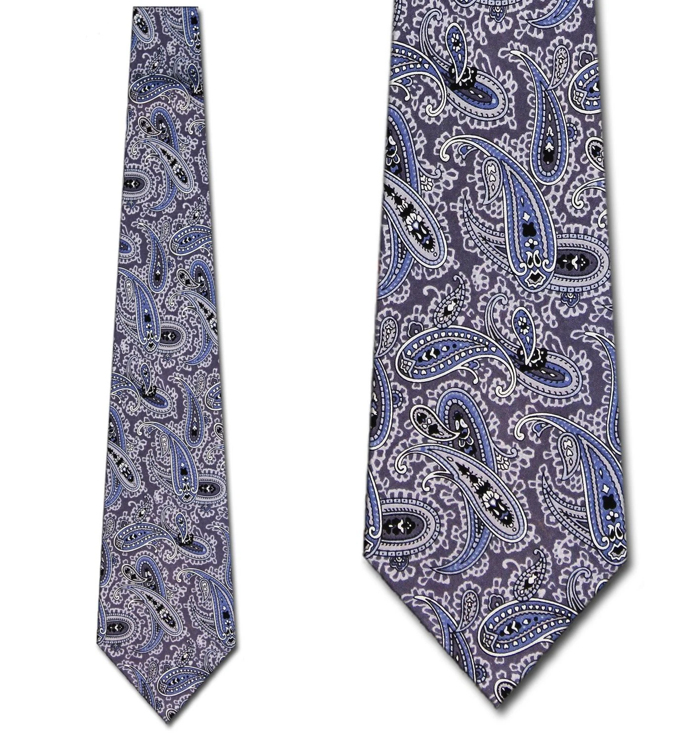 Knots For Hope Gray Paisley Ties Neckties 3 Knots For Hope Gray Paisley Ties Neckties