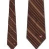 Knots For Hope Tone On Tone Brown Stripe Ties Neckties 2 Knots For Hope Tone On Tone Brown Stripe Ties Neckties -Tie Discount Store KH100 17 1