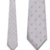 Knots For Hope Gray Logo Allover Ties Neckties 1 Knots For Hope Gray Logo Allover Ties Neckties -Tie Discount Store KH100 29 1