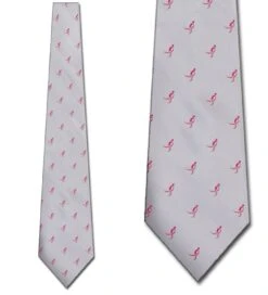 Knots For Hope Gray Logo Allover Ties Neckties