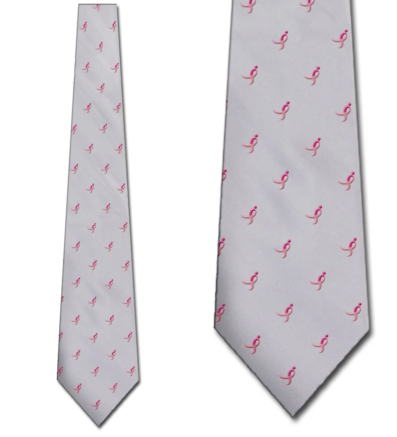Knots For Hope Gray Logo Allover Ties Neckties 3 Knots For Hope Gray Logo Allover Ties Neckties