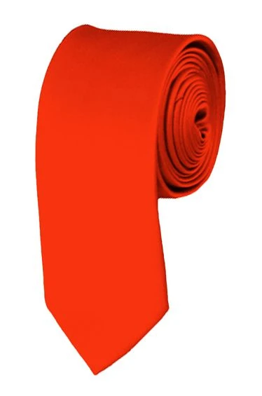 Skinny Coral 2 Inch Manzini Ties Neckties 3 Skinny Coral 2 Inch Manzini Ties Neckties