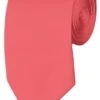 Slim Coral Rose 2.75 Inch Manzini Ties Neckties -Tie Discount Store MN300 6 1