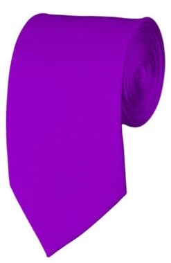 Slim Violet 2.75 Inch Manzini Ties Neckties