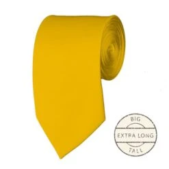 Extra Long Golden Yellow Ties Ties Neckties