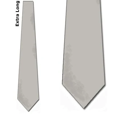Extra Long Solid Silver Manzini Ties Ties Neckties 3 Extra Long Solid Silver Manzini Ties Ties Neckties
